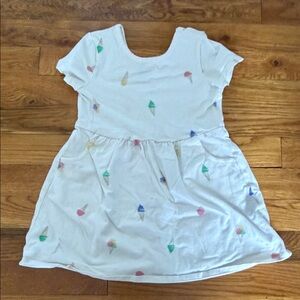 GAP White Ice Cream Dress 4T